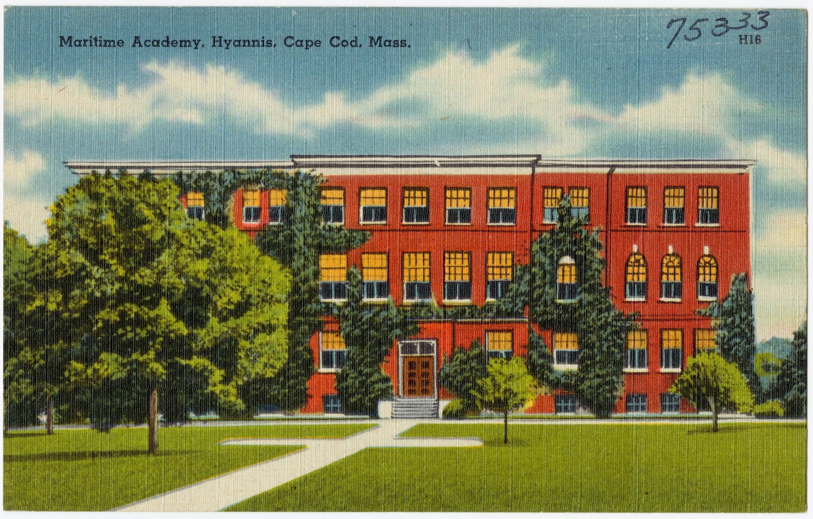Maritime Academy, Hyannis, Cape Cod, Mass., Boston Public Library - undated