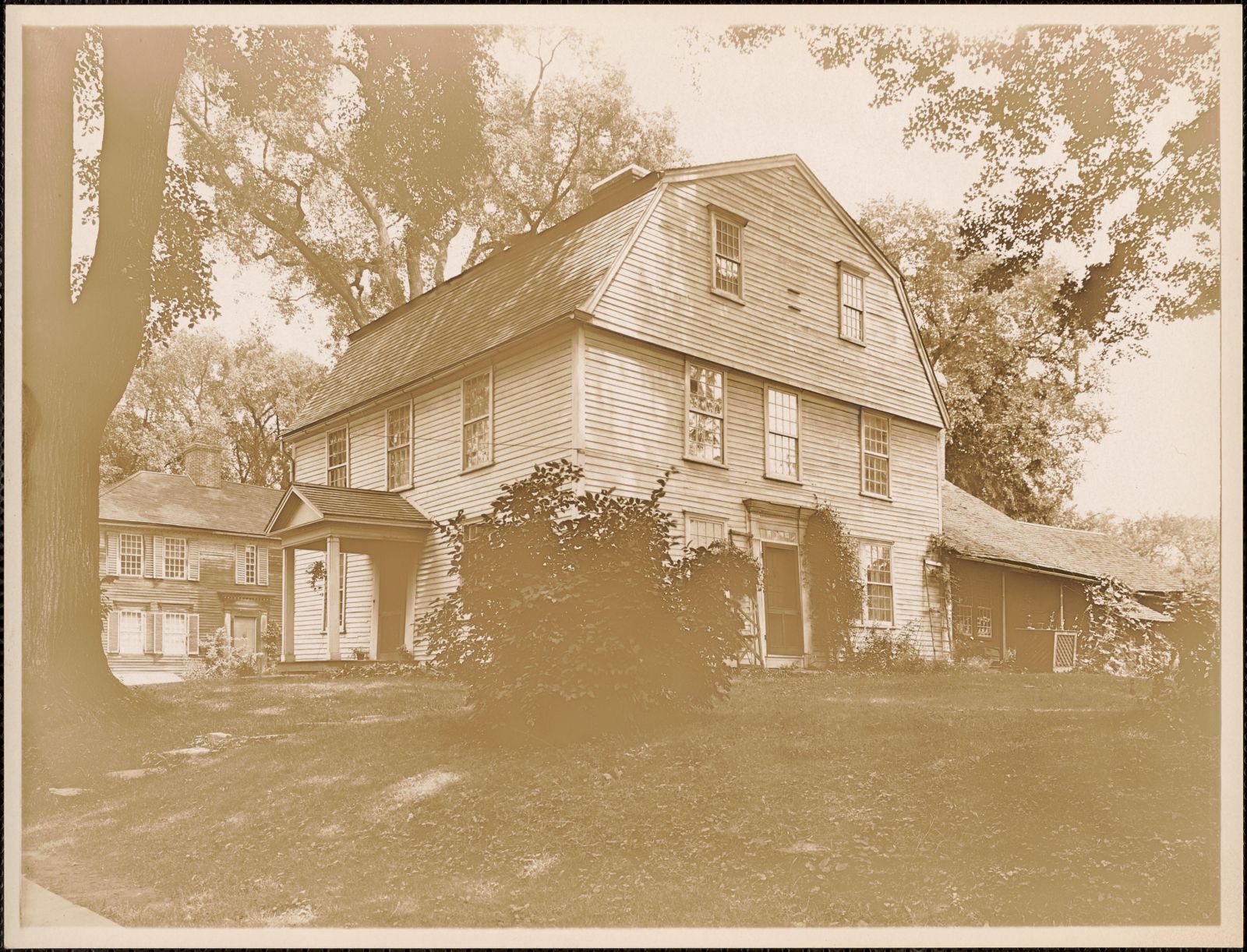 Nims House, Main Street, Deerfield, Mass., Boston Public Library - undated
