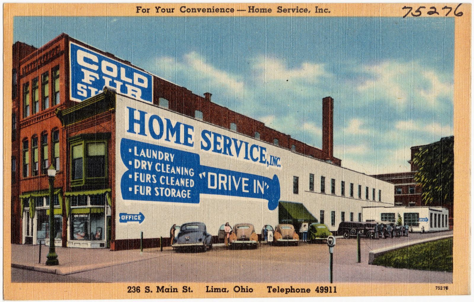 For your convenience -- Home Services, Inc., 236 S. Main St., Loma, Ohio, Telephone 49911, Boston Public Library - undated