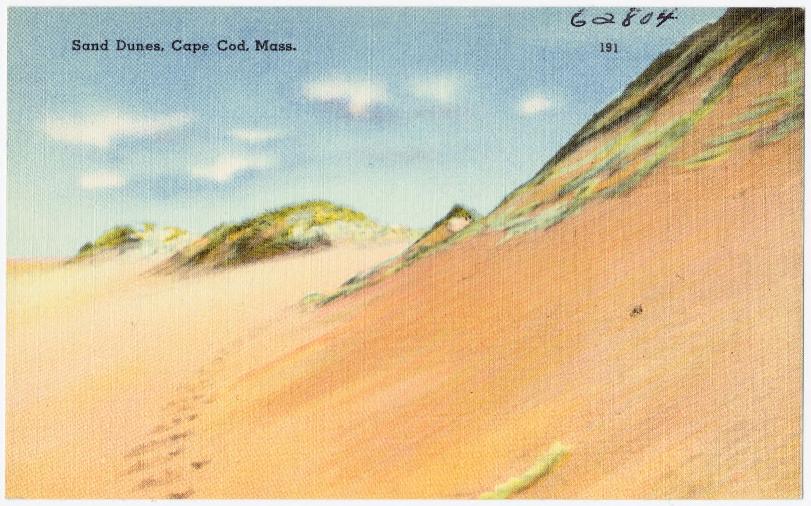 Sand dunes, Cape Cod, Mass., Boston Public Library - undated
