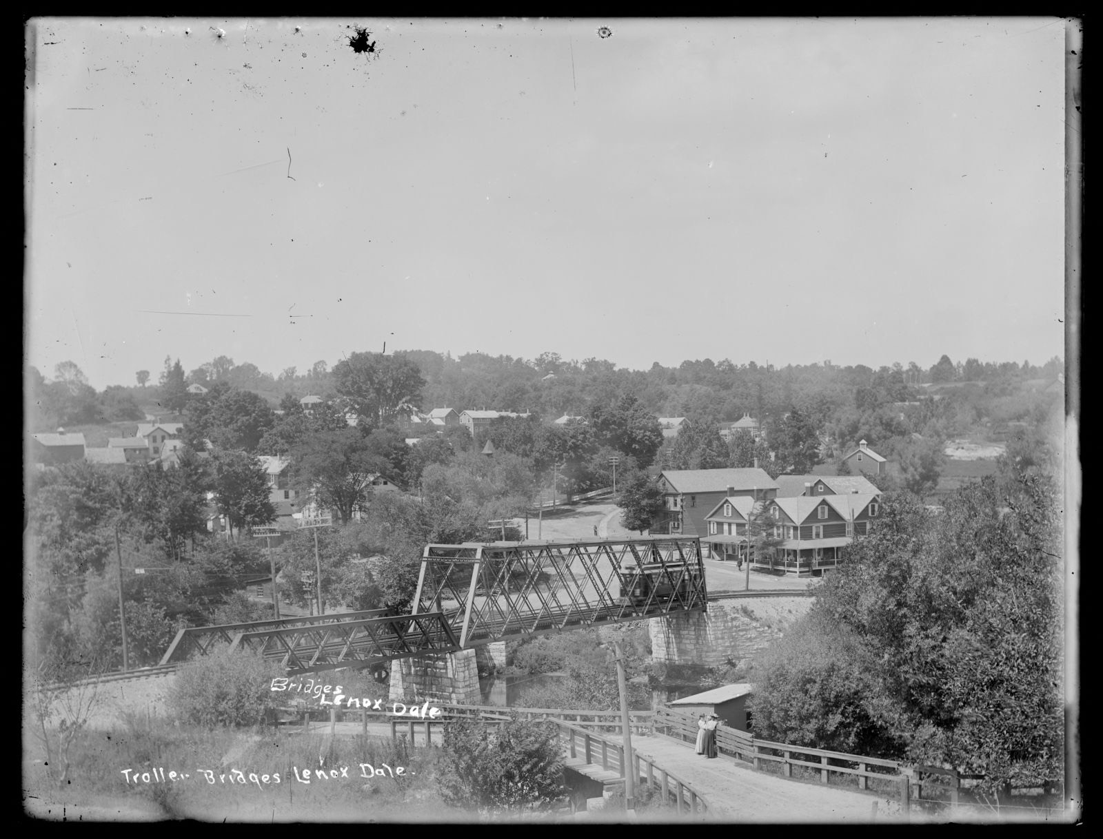 Trolley bridges, Lenox Dale, Lenox Library Association - undated