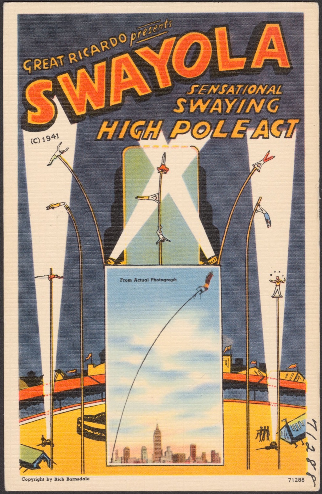 Great Ricardo presents Swayola, sensational swaying high polecat, Boston Public Library - undated