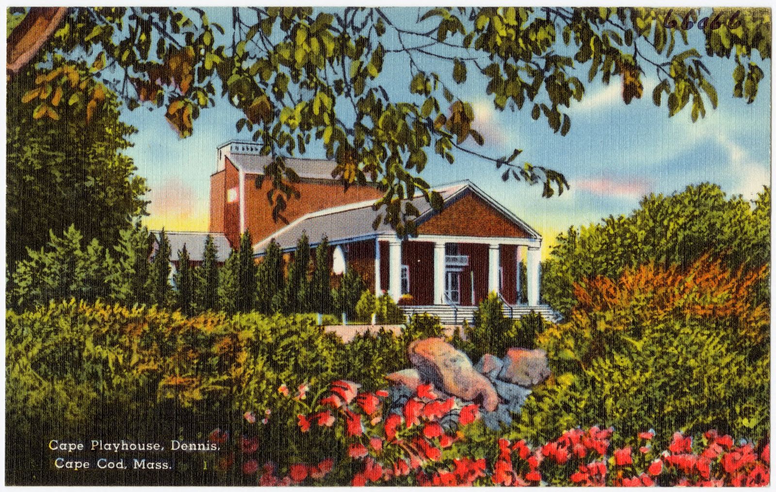Cape Playhouse, Dennis, Cape Cod, Mass., Boston Public Library - undated