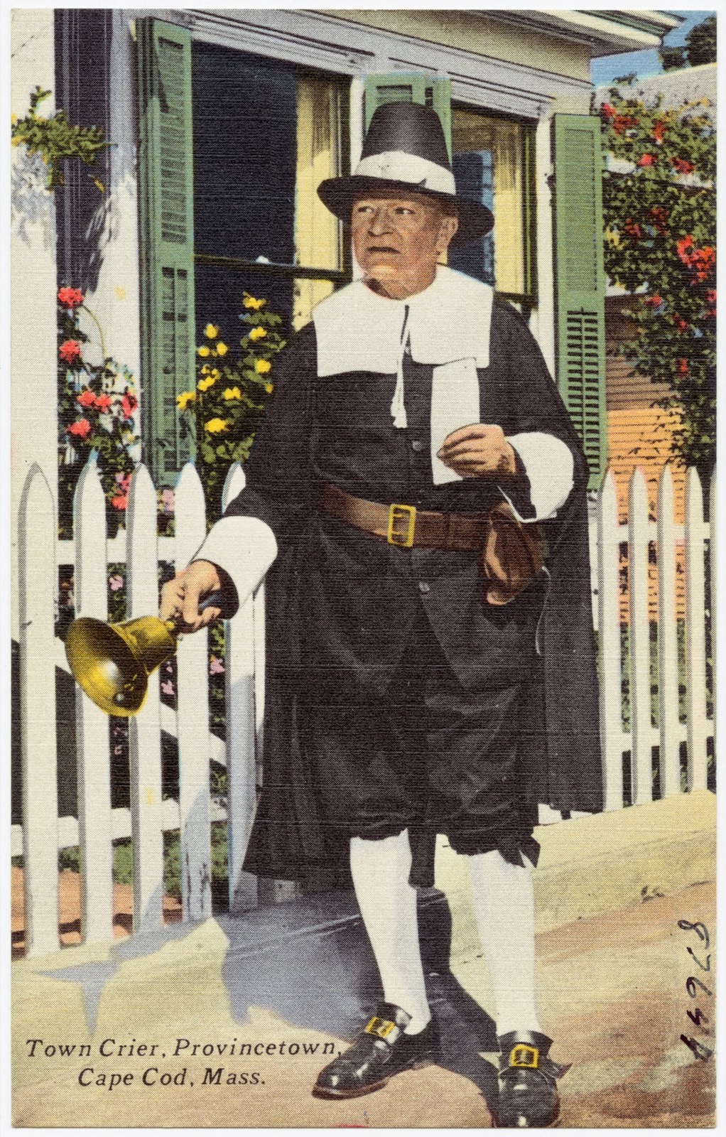 Town crier, Provincetown, Cape Cod, Mass., Boston Public Library - undated