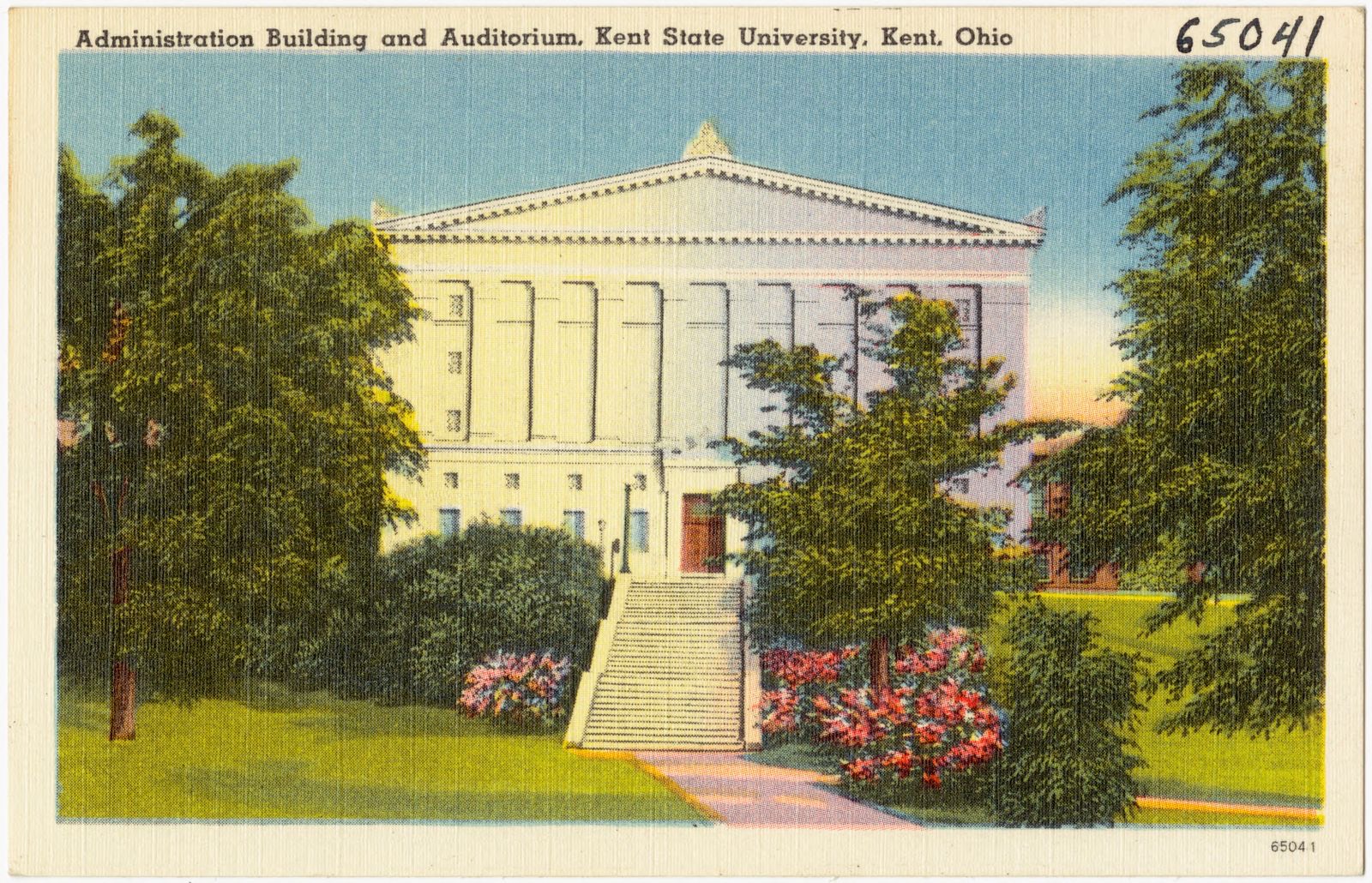 Administration building and auditorium, Kent State University, Kent, Ohio, Boston Public Library - undated