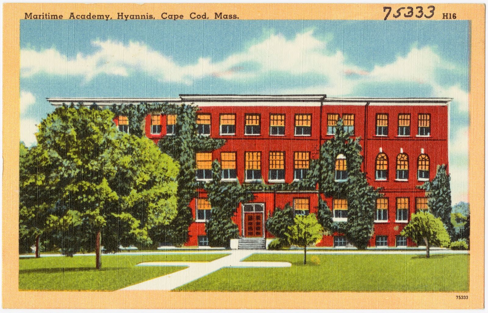 Maritime Academy, Hyannis, Cape Cod, Mass., Boston Public Library - undated