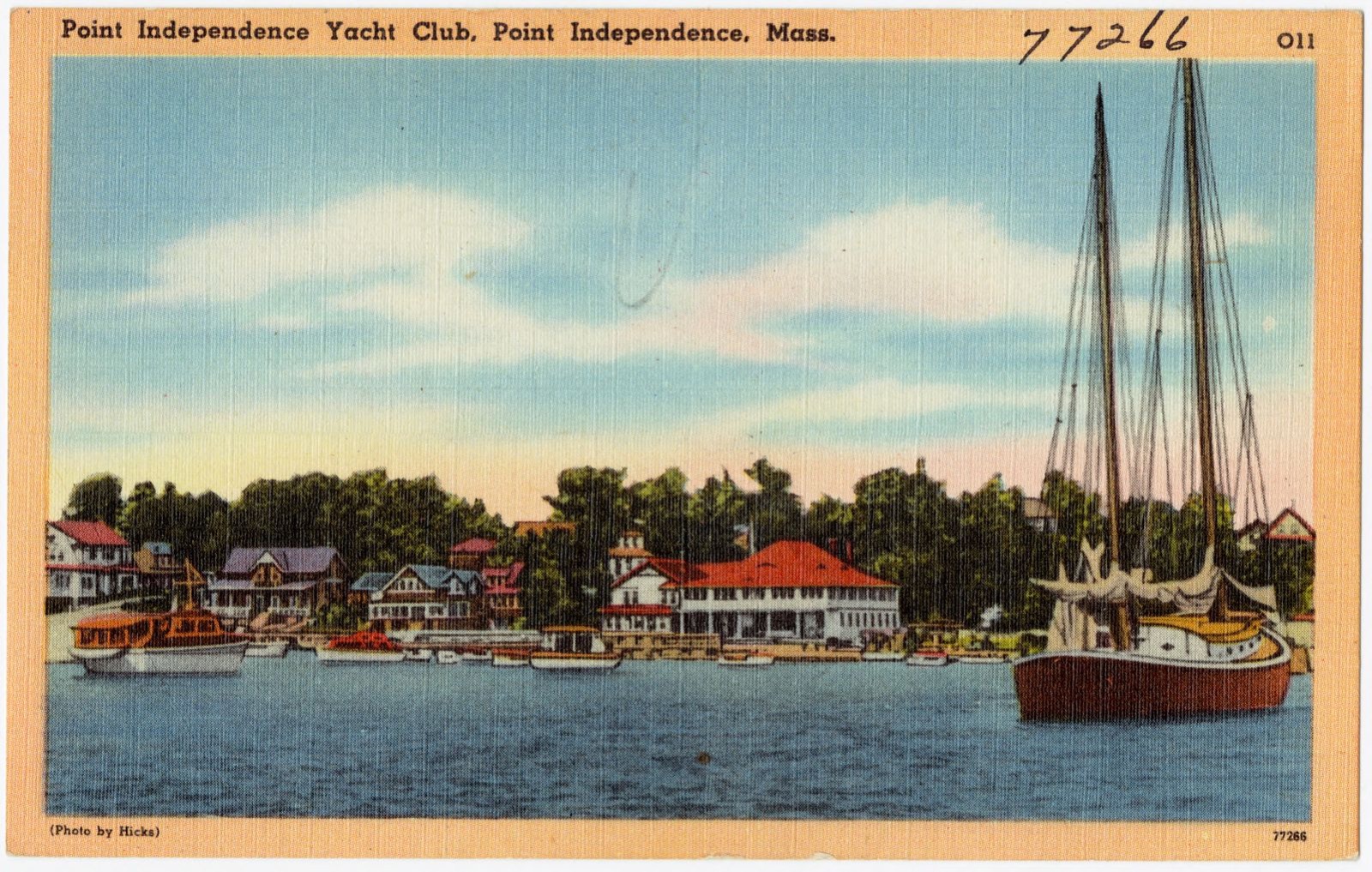 Point Independence Yacht Club, Point Independence, Mass., Boston Public Library - undated