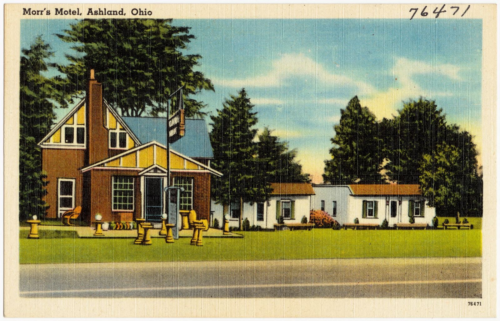 Morr's Motel, Ashland, Ohio, Boston Public Library - undated