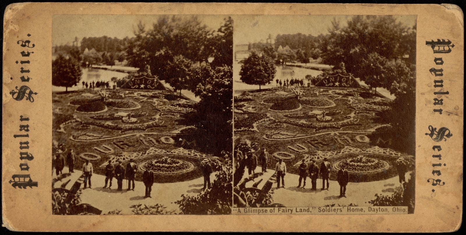 "A glimpse of fairy land," Soldiers' Home, Dayton, Ohio, Boston Public Library - undated