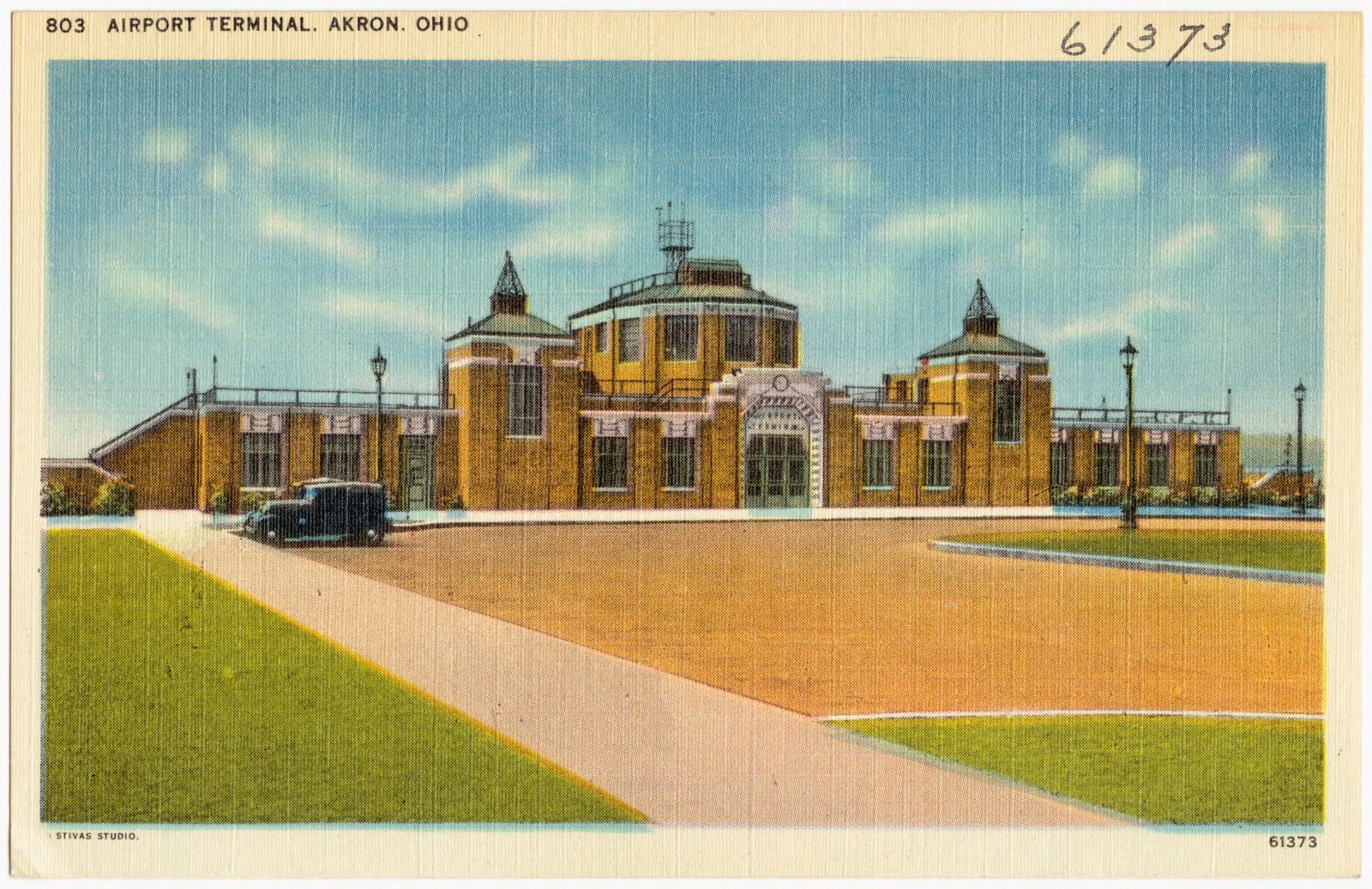 Airport terminal, Akron, Ohio, Boston Public Library - undated