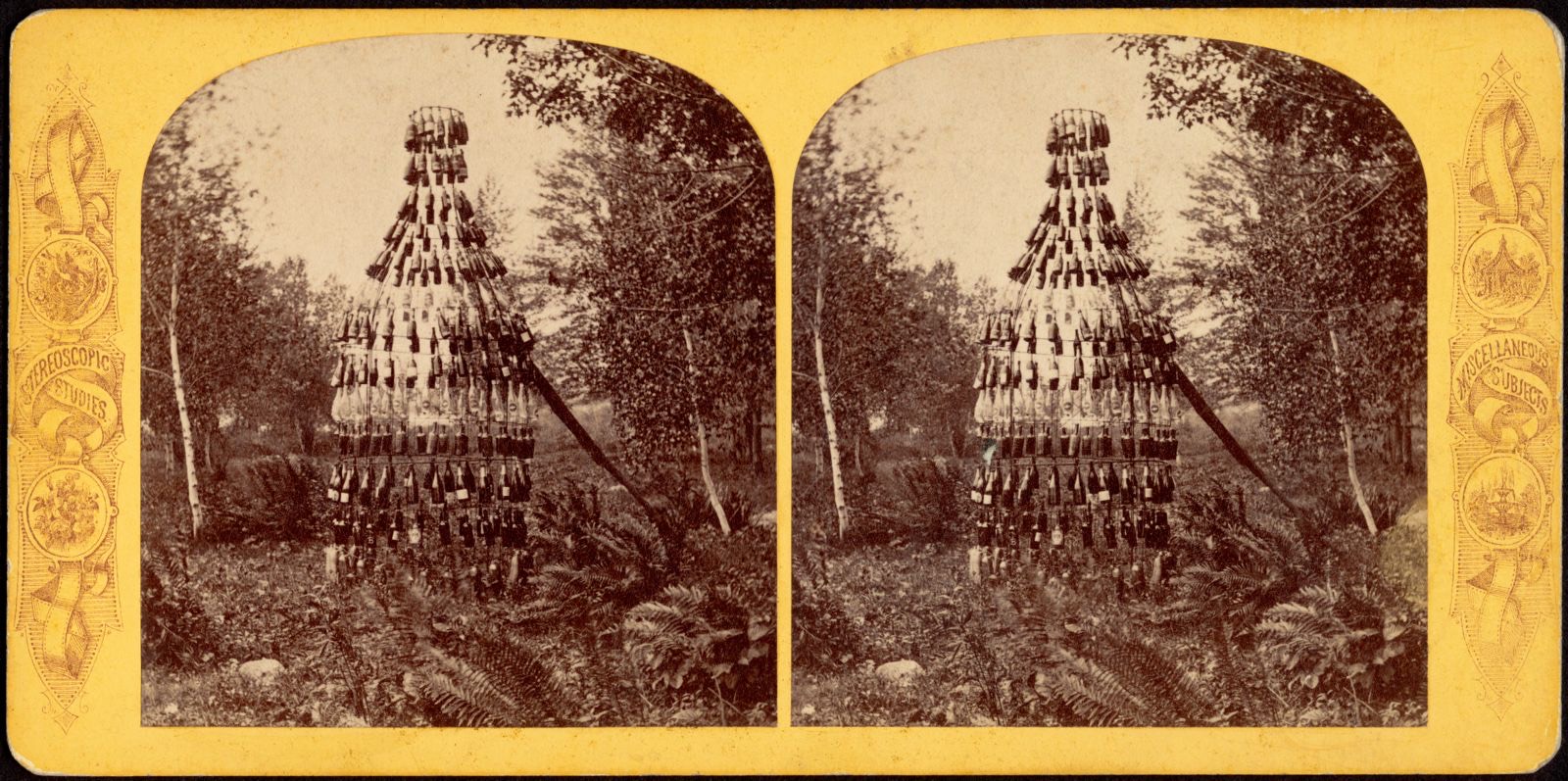 Monument to departed spirits, Ridge Hill Farms, Wellesley, Mass., Boston Public Library - undated