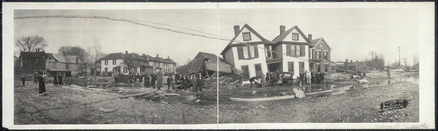 [Flood destruction on South Hickory St., Chillicothe, Ohio