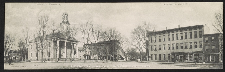 East view - public square, McConnelsville, Ohio