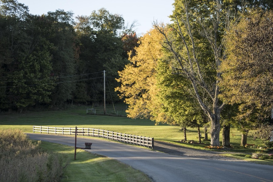 Autumn is upon you in rural Knox County, Ohio, near Danville