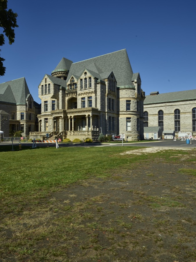 The old Ohio State Reformatory, built in stages between 1886 and 1910 in Mansfield, Ohio