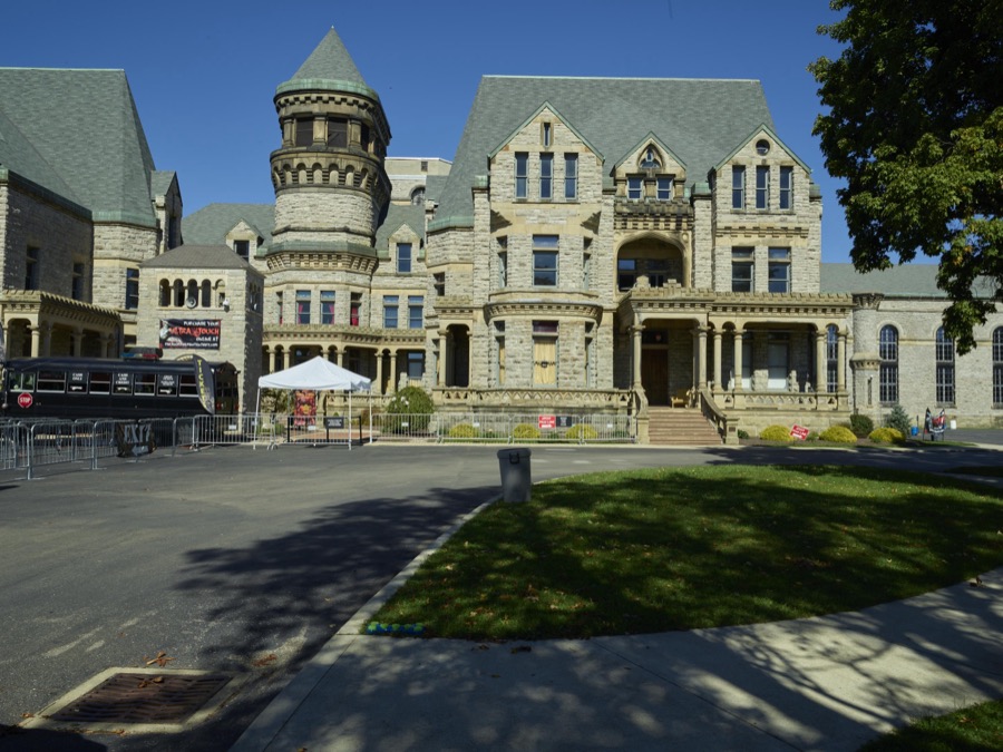 The old Ohio State Reformatory, built in stages between 1886 and 1910 in Mansfield, Ohio