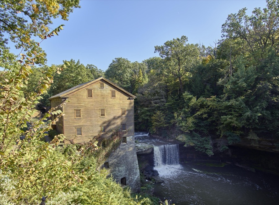 Lanterman's Mill in the Mill Creek Metropark within Youngstown, Ohio's city limits