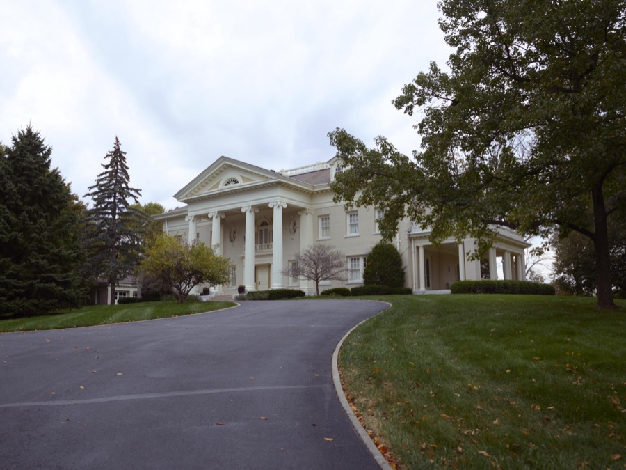 The Hawthorn Hill mansion in Oakwood, Ohio