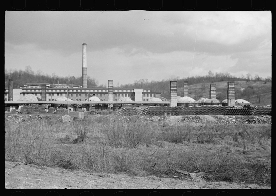 Abandoned brick factory, not far from Jackson, Ohio