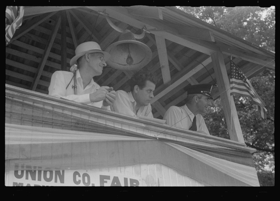 Judges' stand, county fair
