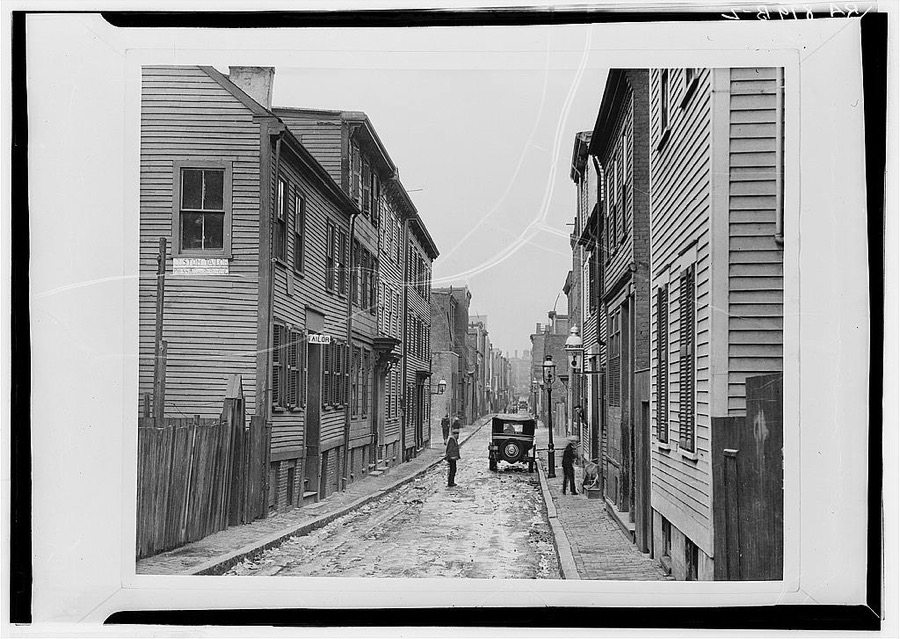 Boston, Massachuestts. Slum