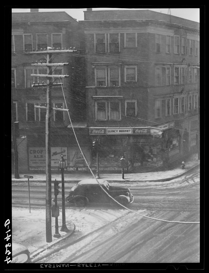 Street corner. Brockton, Massachusetts