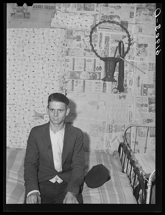 Son of agricultural day laborer. Scioto Marshes, Hardin County, Ohio