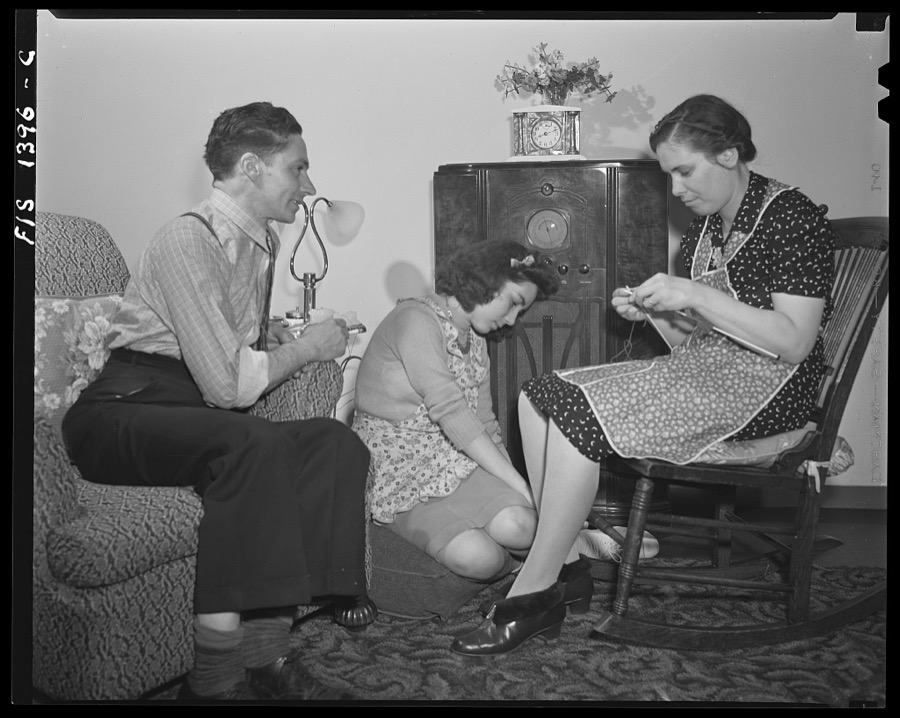 New Bedford, Massachusetts. Amateur movies is the hobby of this Portuguese workman