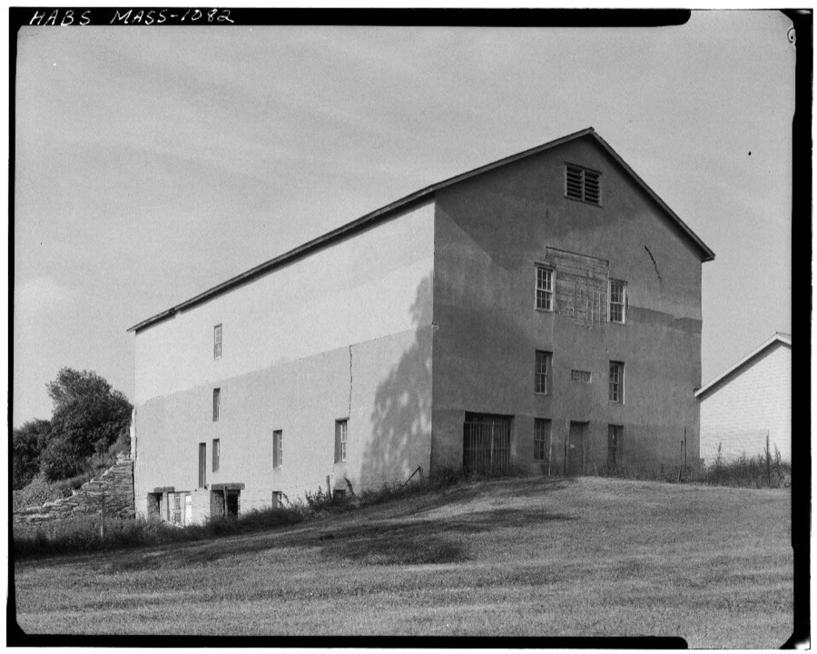 Shaker Church Family Concrete Barn, U.S. Route 20, Hancock, Berkshire County, MA