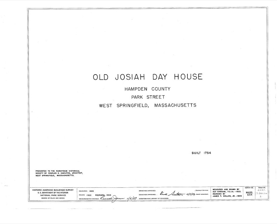 Josiah Day House, Park Street Museum, West Springfield, Hampden County, MA