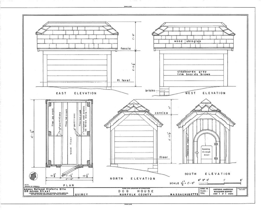 Adams Mansion, Doghouse, 135 Adams Street, Quincy, Norfolk County, MA