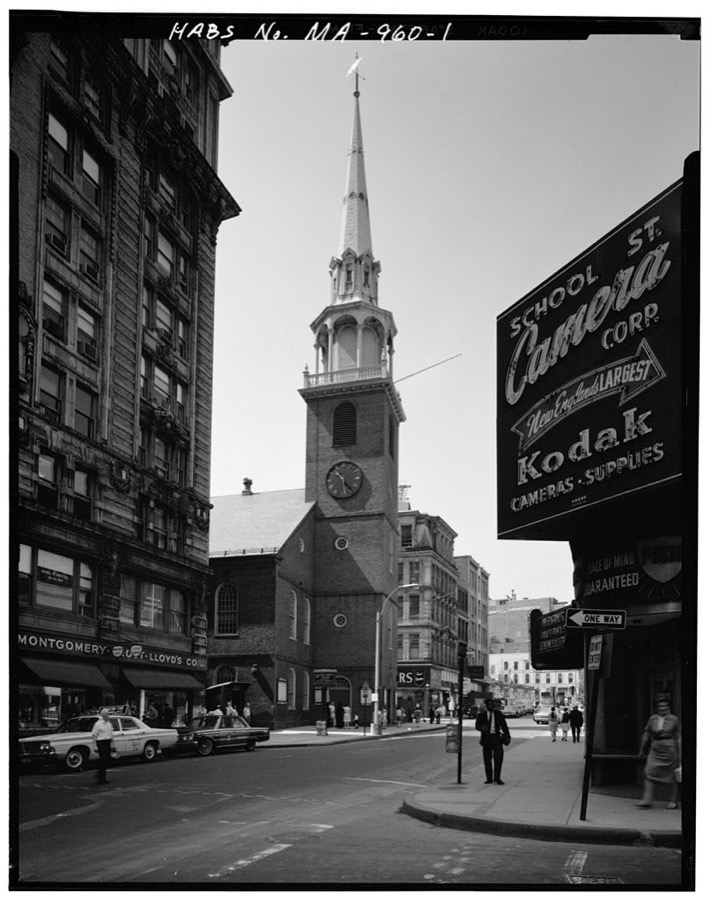 Old South Meetinghouse, Washington & Milk Streets, Boston, Suffolk County, MA