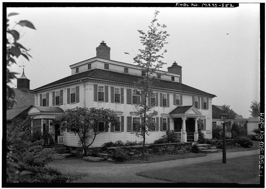 Captain John Potter House, Exposition Grounds (moved from North Brookfield, MA), West Springfield, Hampden County, MA