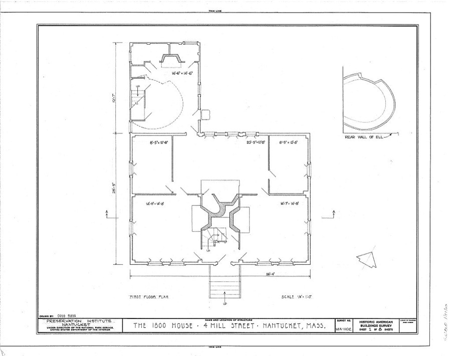 Eighteen-Hundred House, 4 Mill Street, Nantucket, Nantucket County, MA
