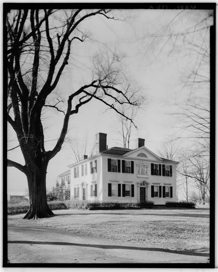 Colonel Alexander Field House, 280 Longmeadow Street, Longmeadow, Hampden County, MA