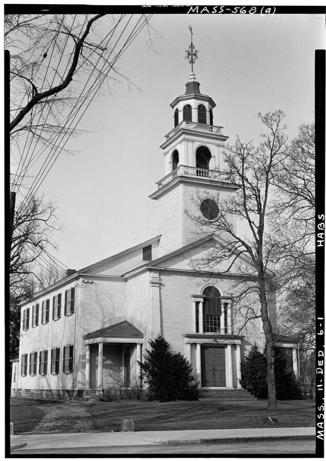 Allin Congregational Church, High Street, Dedham, Norfolk County, MA