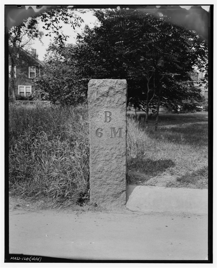 Milestones H, I, CCC, DDD & EEE, Various Quincy locations, Quincy, Norfolk County, MA