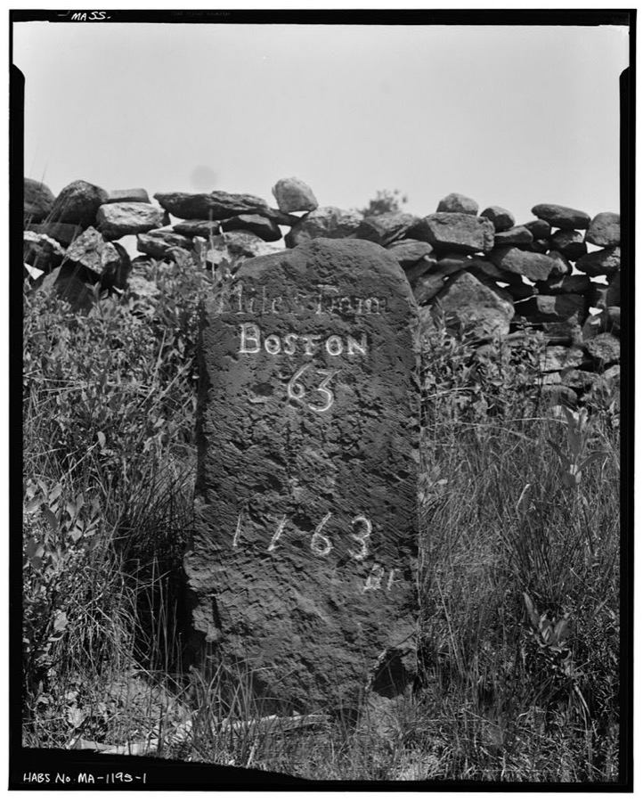 Milestone, Route 9, East Brookfield, Worcester County, MA