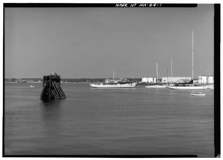 Pilot Schooner "Alabama", Moored in harbor at Vineyard Haven, Vineyard Haven, Dukes County, MA