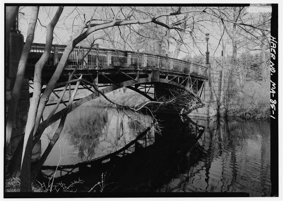Cheney Bridge, Elm Bank Estate, Wellesley, Norfolk County, MA