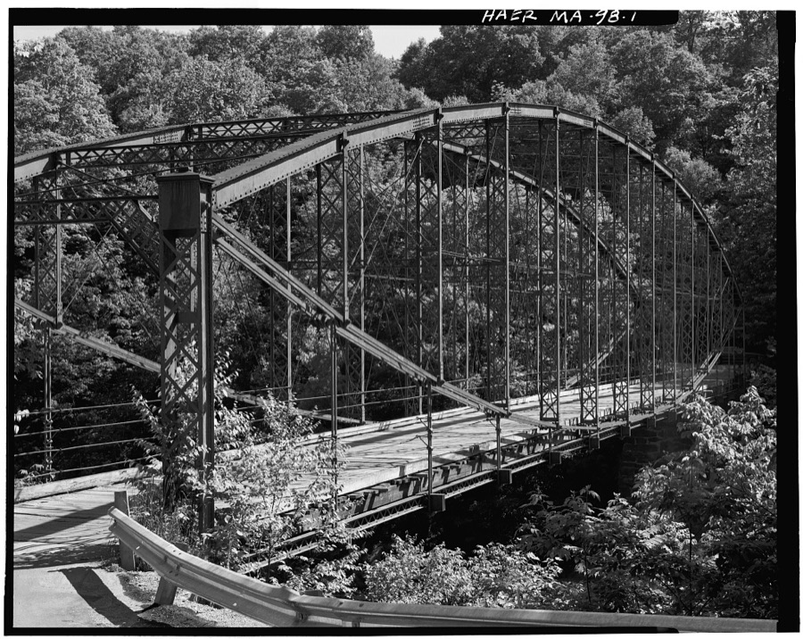 Bardwell's Ferry Bridge, Spanning Deerfield River on Bardwell's Ferry Road, Shelburne, Franklin County, MA