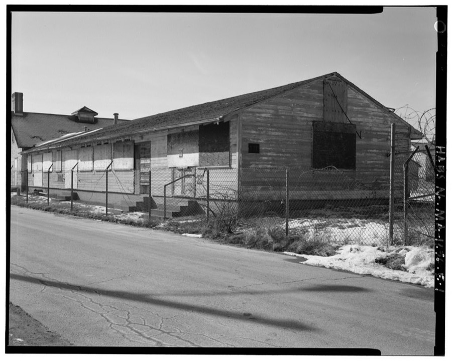 Fort Rodman Military Reservation, Storage Building, At southern end of fort complex, directly north of Fort Taber, New Bedford, Bristol County, MA