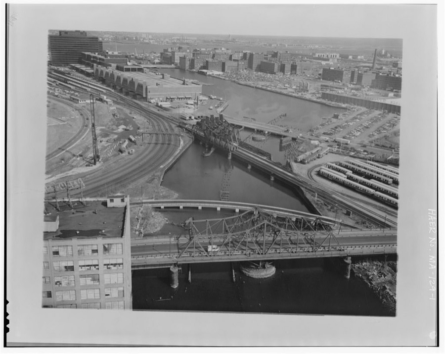 Broadway Bridge, Spanning Foundry Street, MBTA Yard, Fort Point Channel, & Lehigh Street, Boston, Suffolk County, MA