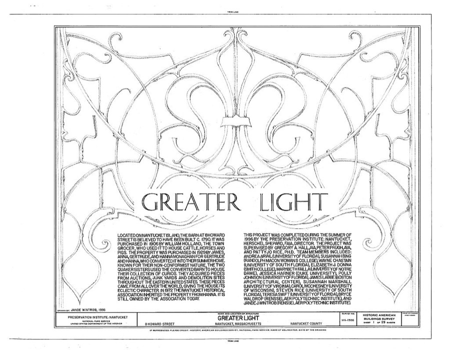 Greater Light, 8 Howard Street, Nantucket, Nantucket County, MA