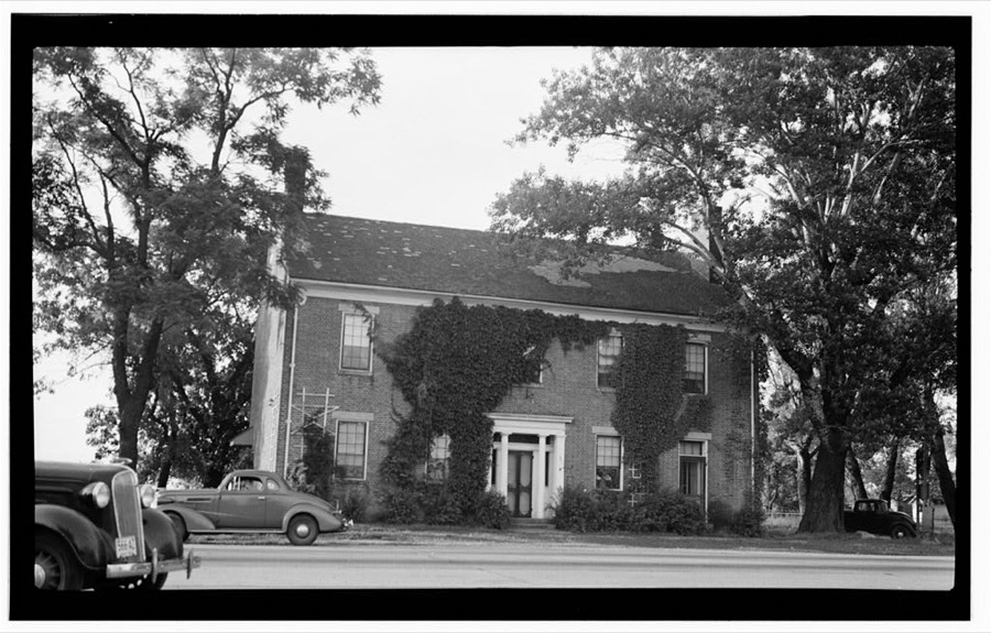 Red Brick Tavern, U.S. Route 40, Lafayette, Madison County, OH