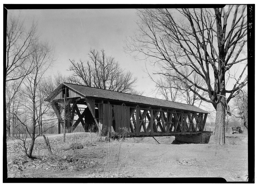 Covered Bridge, Spanning Darby Creek, North Lewisburg, Champaign County, OH