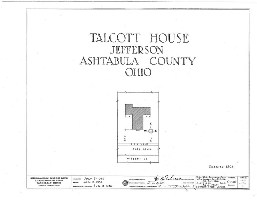 Talcott House, Walnut Street, Jefferson, Ashtabula County, OH