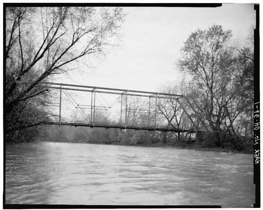 Millgrove Road Bridge, Spanning Little Miami Scenic River at County Road 38, Morrow, Warren County, OH