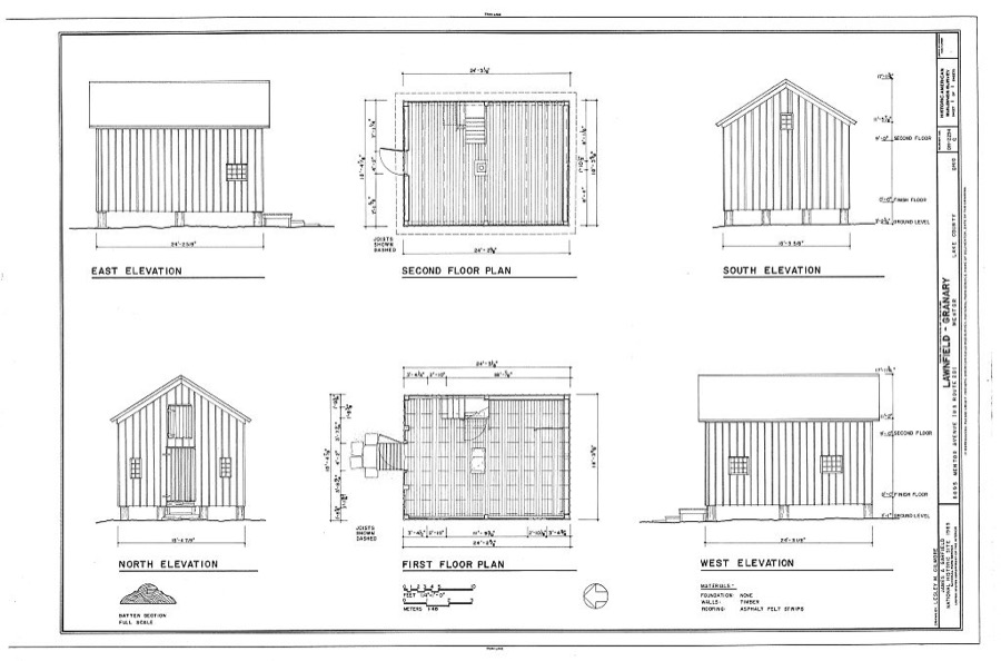 Lawnfield, Granary, 8095 Mentor Avenue (U.S. Route 20), Mentor, Lake County, OH