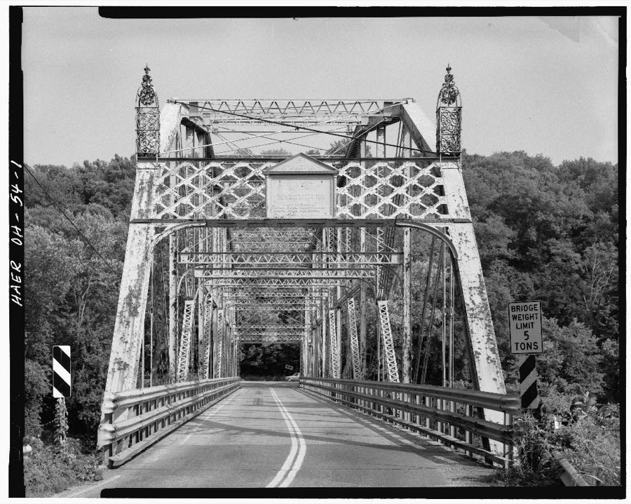 Old Colerain Pennsylvania Through Truss Bridge, Spanning Great Miami River at County Route 463, Ross, Butler County, OH